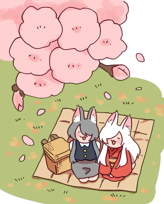 いい天気ね #おきつねしろちゃん