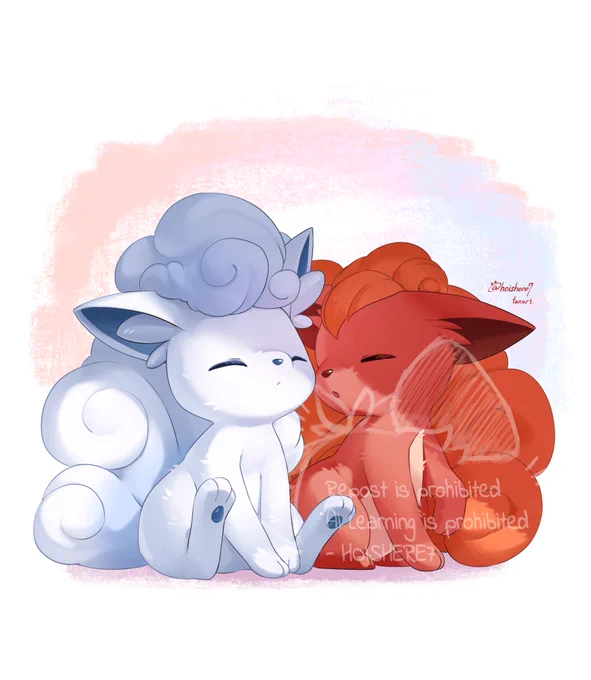 #ポケモンイラスト #狐ポケモンの日