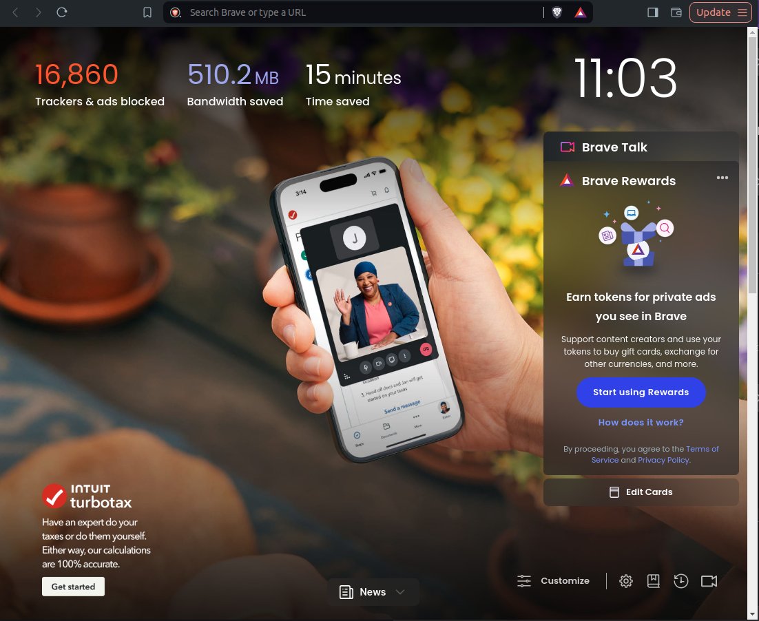 notdsk's tweet photo. why is Brave browser already absolute garbage.. didn't even save that much time. https://t.co/yQot6cqnbX