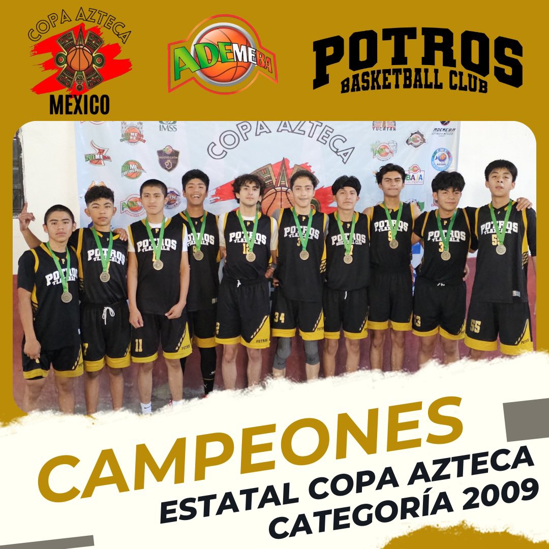 PotrosTlaxcala's tweet photo. Clasificados a la etapa #Nacional de la #CopaAzteca #Basketball https://t.co/ygFeDmCANk