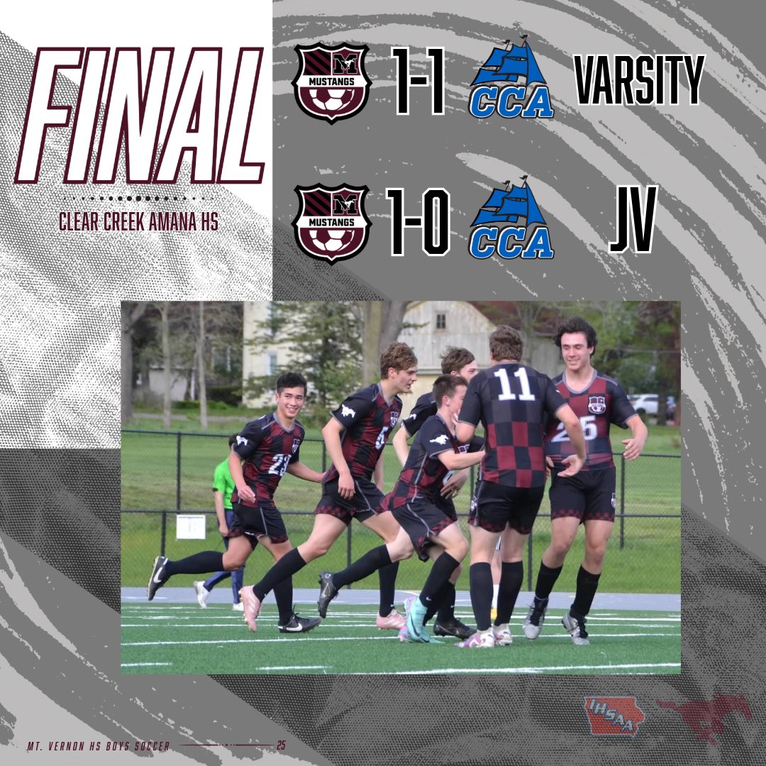 Final from Clear Creek Amana. On to the next one!