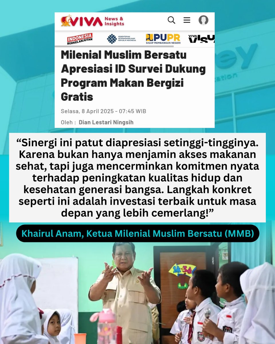Kecikuci's tweet photo. Wahh terimakasih ya IDSurvey atau manfaat yg diberikan #IDSurveyDukungMBG https://t.co/8Veig9wlGr