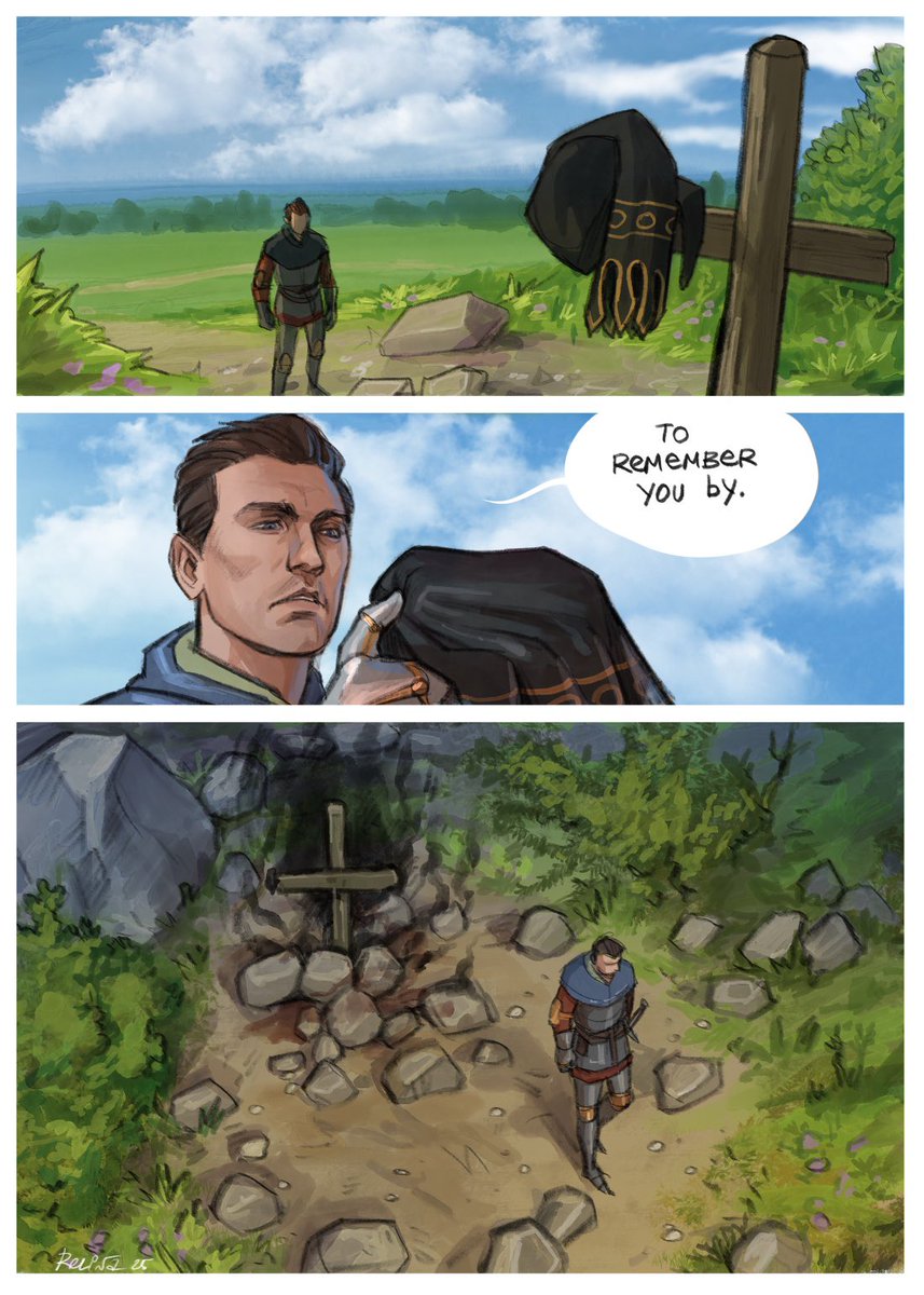 relina_ruj's tweet photo. Here’s a creepy comic this time 💀

Soo fridgrave and I were discussing an AU where Istvan not only haunts Henry in his nightmares :D now that he’s dead, he can fully dedicate himself to making his murderer’s life a living hell 😈 

#KCD2 #kcdfanart #istvantoth #henryofskalitz https://t.co/XGutqBZQ7u