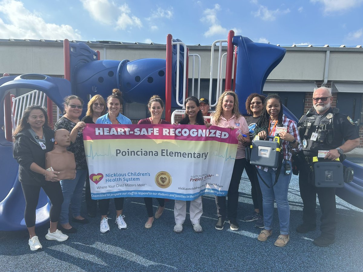 Poinciana STEM Elementary School (@poincianastem) on Twitter photo <a href="/PoincianaStem/">Poinciana STEM Elementary School</a> is officially #ProjectAdam trained. Thank you to the team and Nicklaus Children’s Hospital. <a href="/PoincianaStem/">Poinciana STEM Elementary School</a> is officially #ProjectAdam trained. Thank you to the team and Nicklaus Children’s Hospital.