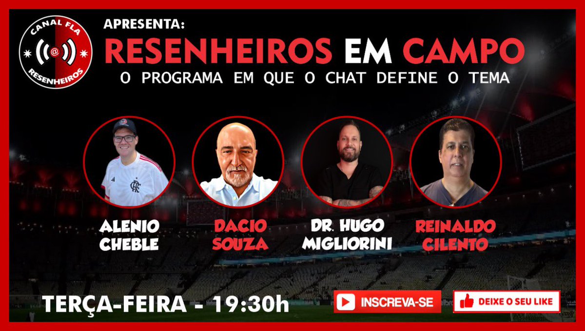 flaresenheiros's tweet photo. RESENHEIROS EM CAMPO #162 - 08/04/2025 - PROGRAMA QUE O CHAT DEFINE O TE... https://t.co/kGKN4TmKzv via @YouTube

                   🚨🚨AO VIVO🚨🚨

🔴⚫️🔴⚫️🔴⚫️🔴⚫️🔴⚫️🔴⚫️🔴⚫️🔴 https://t.co/2tz3C6gNCO
