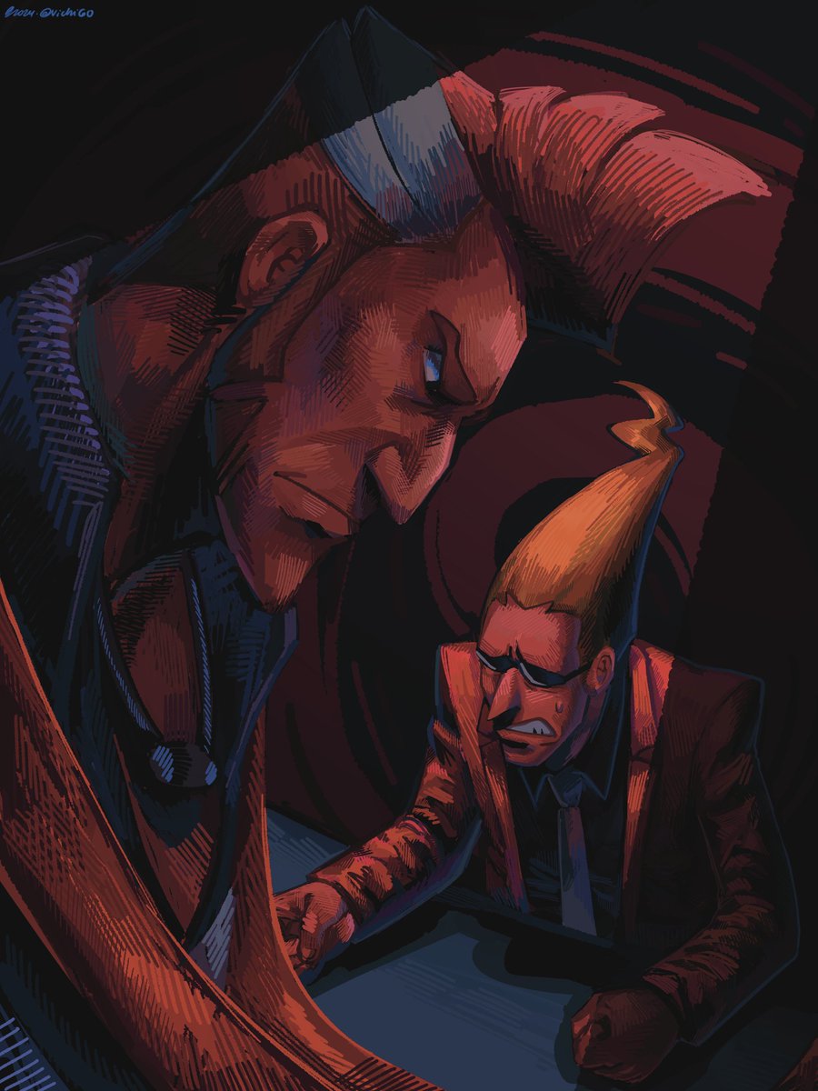 And after such a long time I get to share my piece for the GHOST TRICK ZINEEEEE go grab some leftovers while you still can >:)
#GhostTrick