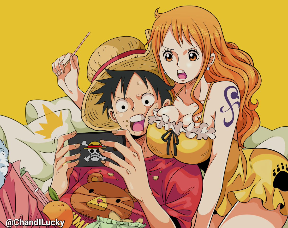Luffy and Nami truly cute ♥️
Cr.: ChandlLucky (Twitter / X).

#ONEPIECE #Nami #Luffy #LuNami #X #Twitter #ルフィ #ナミ #ルナミ