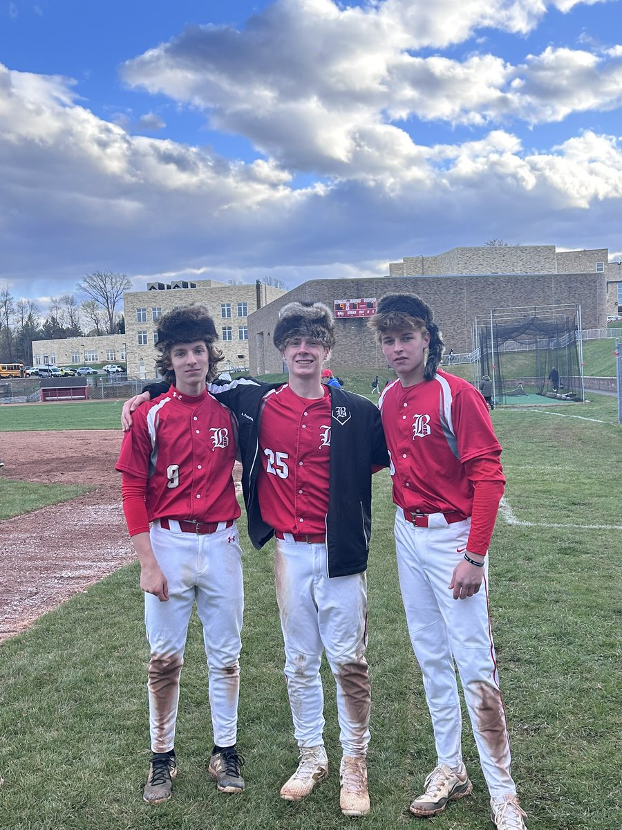 BernrdsBaseball's tweet photo. Mounties of the day in our come from behind win vs Gill: James Ferrante, Alex Fraunfelder, Casey Hoeckele. Stats to follow. https://t.co/XpubWjS0yI