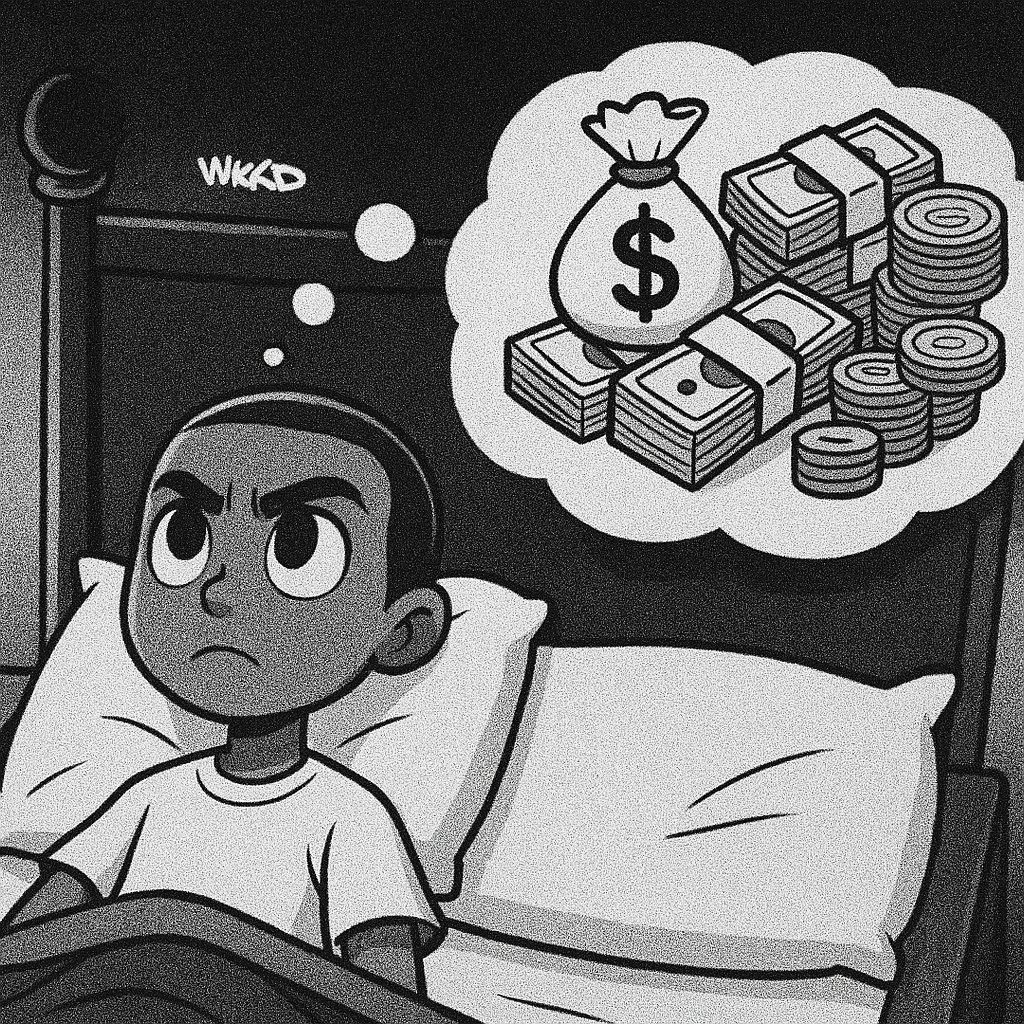 tymkillin's tweet image. When your mind’s busy stacking paper while the world sleeps. 💭💰 #LateNightThoughts #HustleMindset