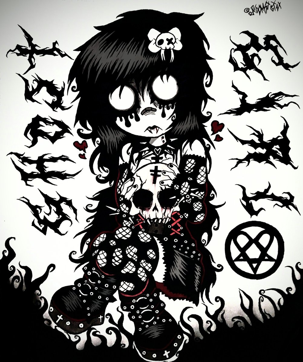gloomsteinx's tweet image. G H O S T   G I R L ⛧⛧