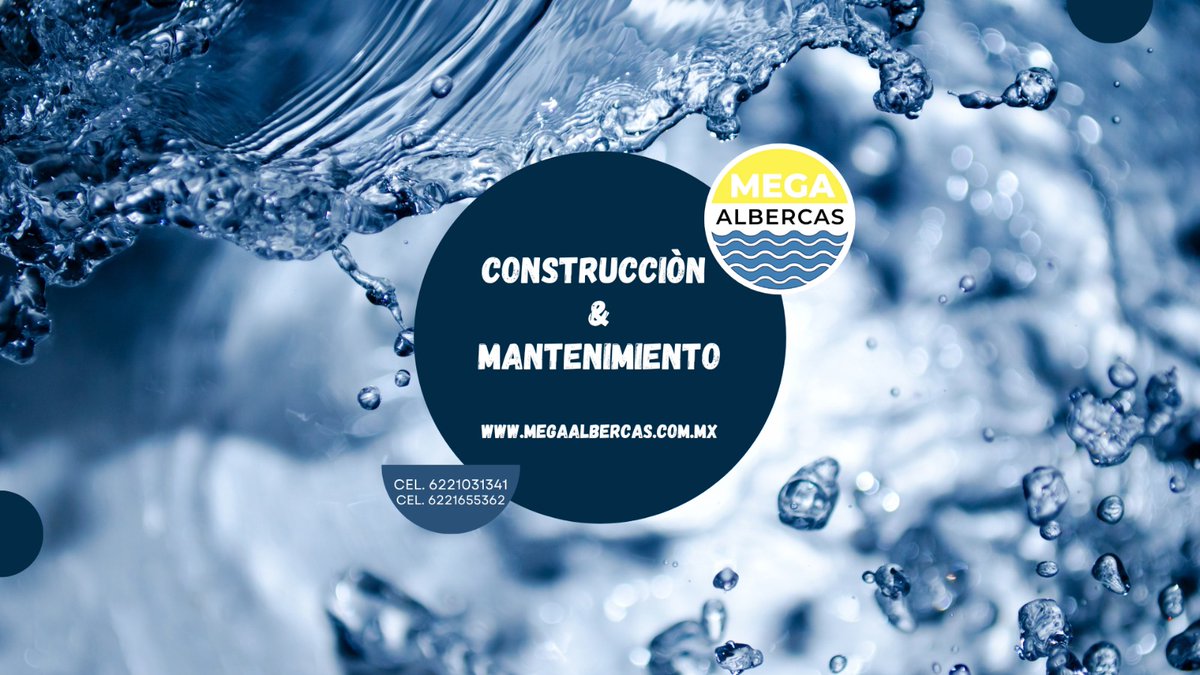 MegaAlbercas's tweet photo. Los especialistas para tu alberca 💧🔵💧🔵💧 https://t.co/8B1dy1FfYq