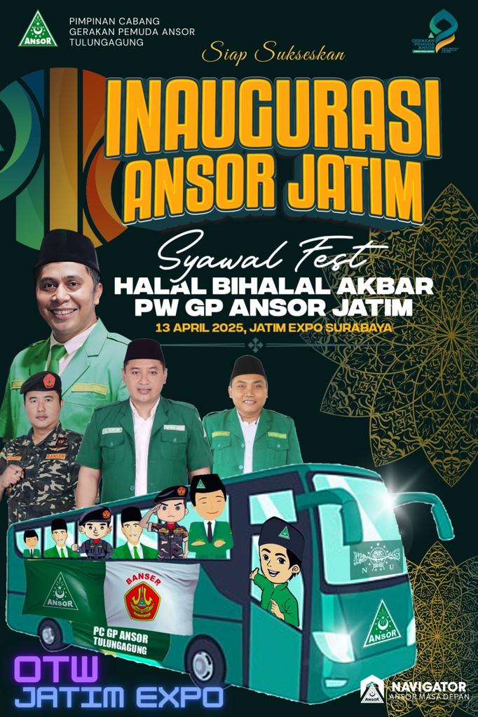 ikhsan_post's tweet photo. Sukskan Syawal Fest Halal Bi Halal Akbar Pelantikan Pimpinan Wilayah  GP Ansor Jatim 

#ansor 
#ansorjatim
#ansortulungagung https://t.co/ZOqGWb5phv