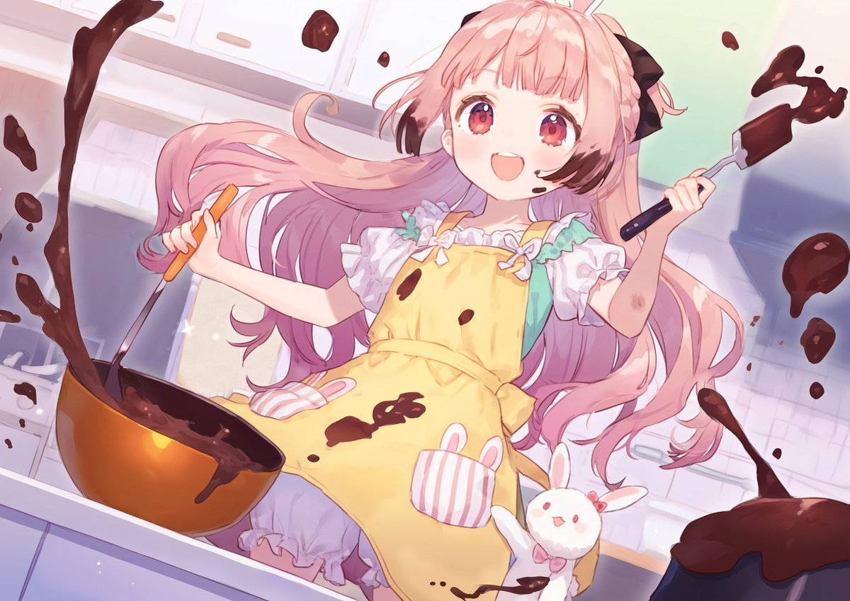meruhunlab's tweet photo. バレンタインの過去絵～ https://t.co/MLrmIQ4xsS