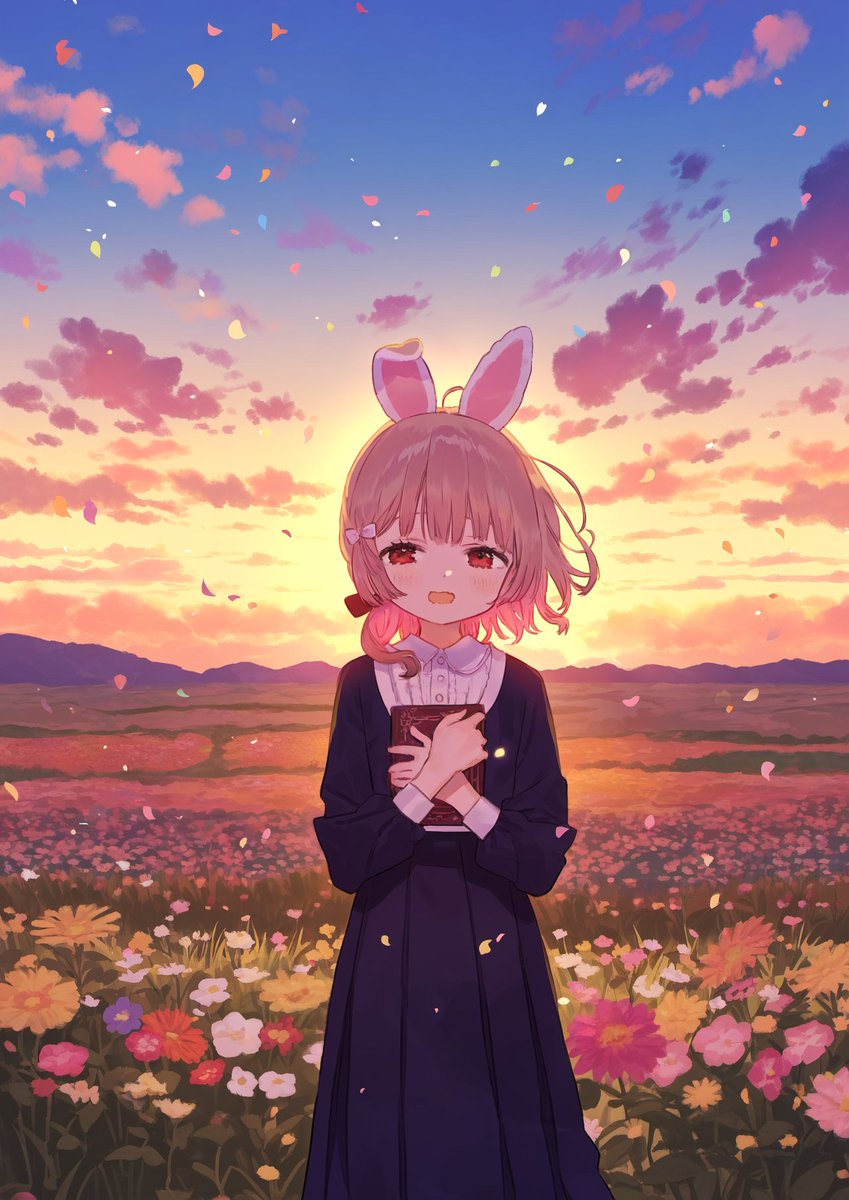 meruhunlab's tweet photo. お花畑とう～さ～ https://t.co/tvfTg6OeFE