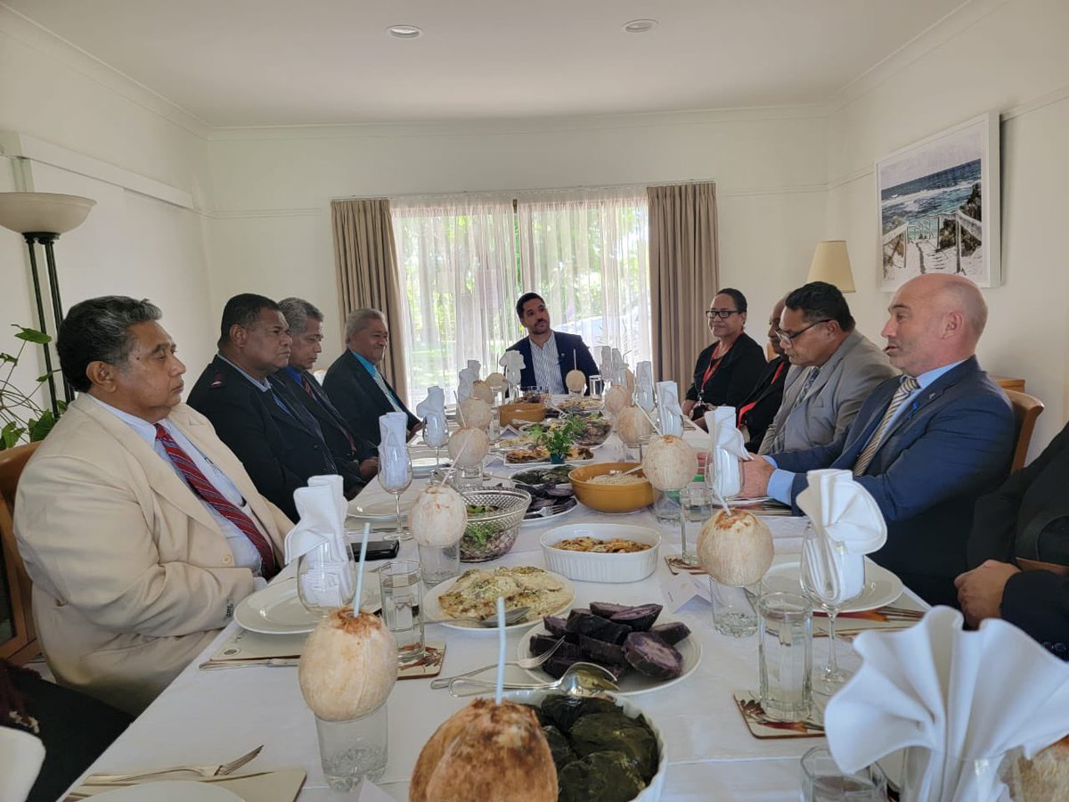 A privilege to host a special gathering of Church leaders to discuss priorities and cooperation to support Tongan communities. Australia shares with Tonga the same values of family, faith, and community well-being, with our churches also being pillars of our society.