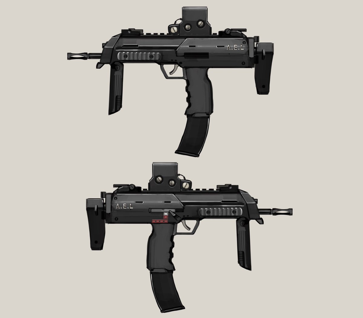 ProjectUmbr's tweet image. More guns and some knives