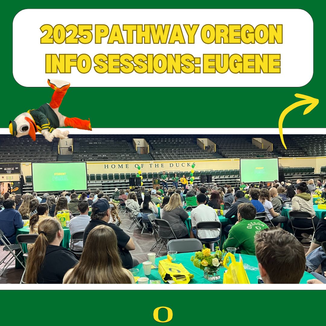 UOregonFinAid's tweet photo. El fin de semana pasado, tuvimos casi 400 invitados en nuestra sesión informativa para estudiantes de PathwayOregon. Que cubre la matrícula completa, las cuotas y el apoyo integral a los residentes de Oregón que califiquen. #OSFAS #uopathway https://t.co/n7uub4tRGU