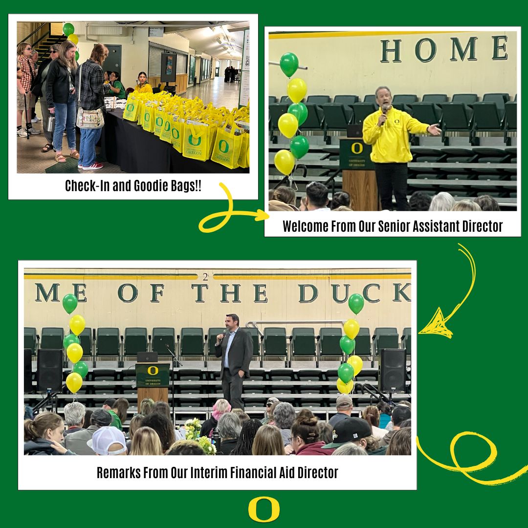UOregonFinAid's tweet photo. El fin de semana pasado, tuvimos casi 400 invitados en nuestra sesión informativa para estudiantes de PathwayOregon. Que cubre la matrícula completa, las cuotas y el apoyo integral a los residentes de Oregón que califiquen. #OSFAS #uopathway https://t.co/n7uub4tRGU