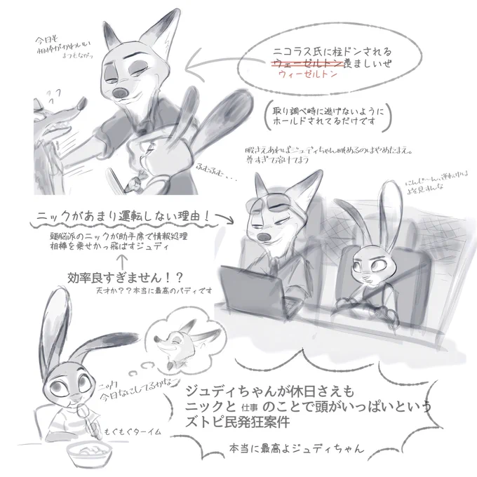 #ズートピア 
レポ2ページ目🧀
#zootopia   #disney #wildehopps 