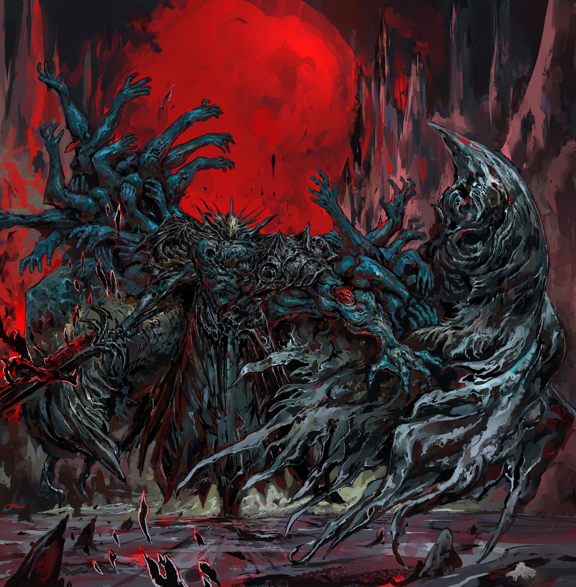 Some more of my work #PortfolioDay !

Just love painting dark fantasy and eldritch horror themes.