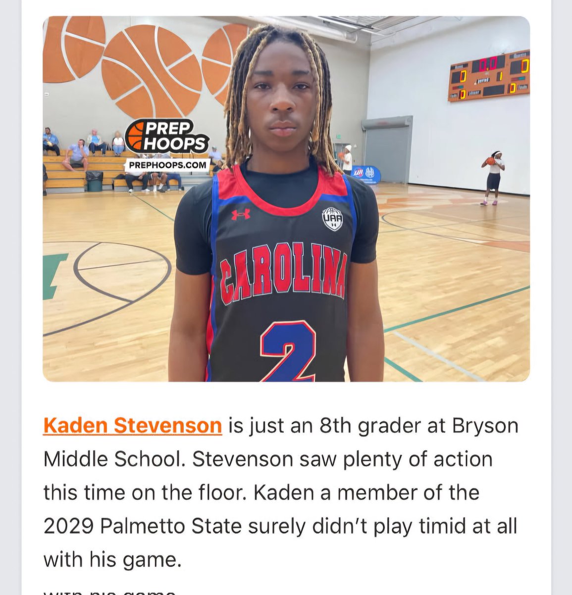 Played 11th grade this weekend  #TeamScPremier #Prime #YungestNCharge 💪🏾💪🏾 <a href="/PrepHoops/">Prep Hoops 🏀</a>