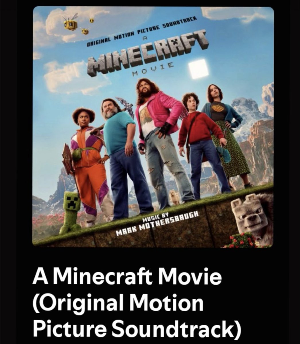 Had a blast playing a bunch of drums on the <a href="/AMinecraftMovie/">A Minecraft Movie</a>! Big thx to Mark Mothersbaugh for having me, and much love to all the other musicians who contributed as well. You can check out A Minecraft Movie (Original Motion Picture Soundtrack) on all the streaming services. ⚡️