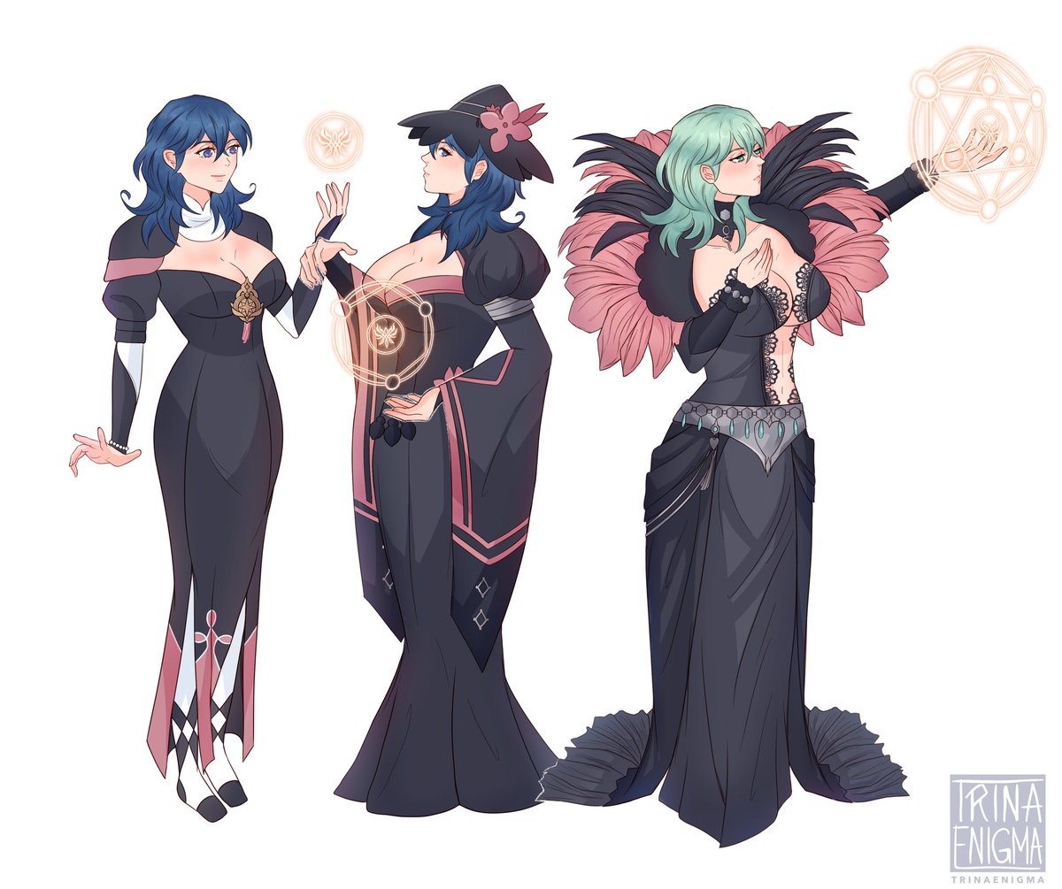trinaenigma's tweet photo. in honor of making byleth my main magic user for my next fe3h playthrough ✨ https://t.co/smcVtc2WKj