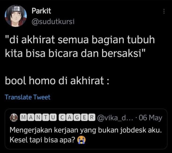 Kumpulan tweet lucu warga X🤣

no iklan 

-A THREAD-
