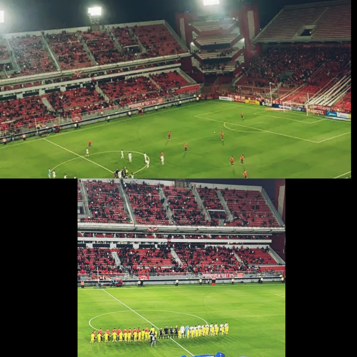 No, no volvimos a la pandemia... ASÍ ESTÁ EL ESTADIO DE #Independiente EN UNA NOCHE DE COPA 😳
El puntero del campeonato y el club de los 160.000 socios reventaron el LBDA para alentar al equipo 👏
Y después dicen ser el orgullo nacional 🤣🤣🤏
Una vida de AMARGURA.