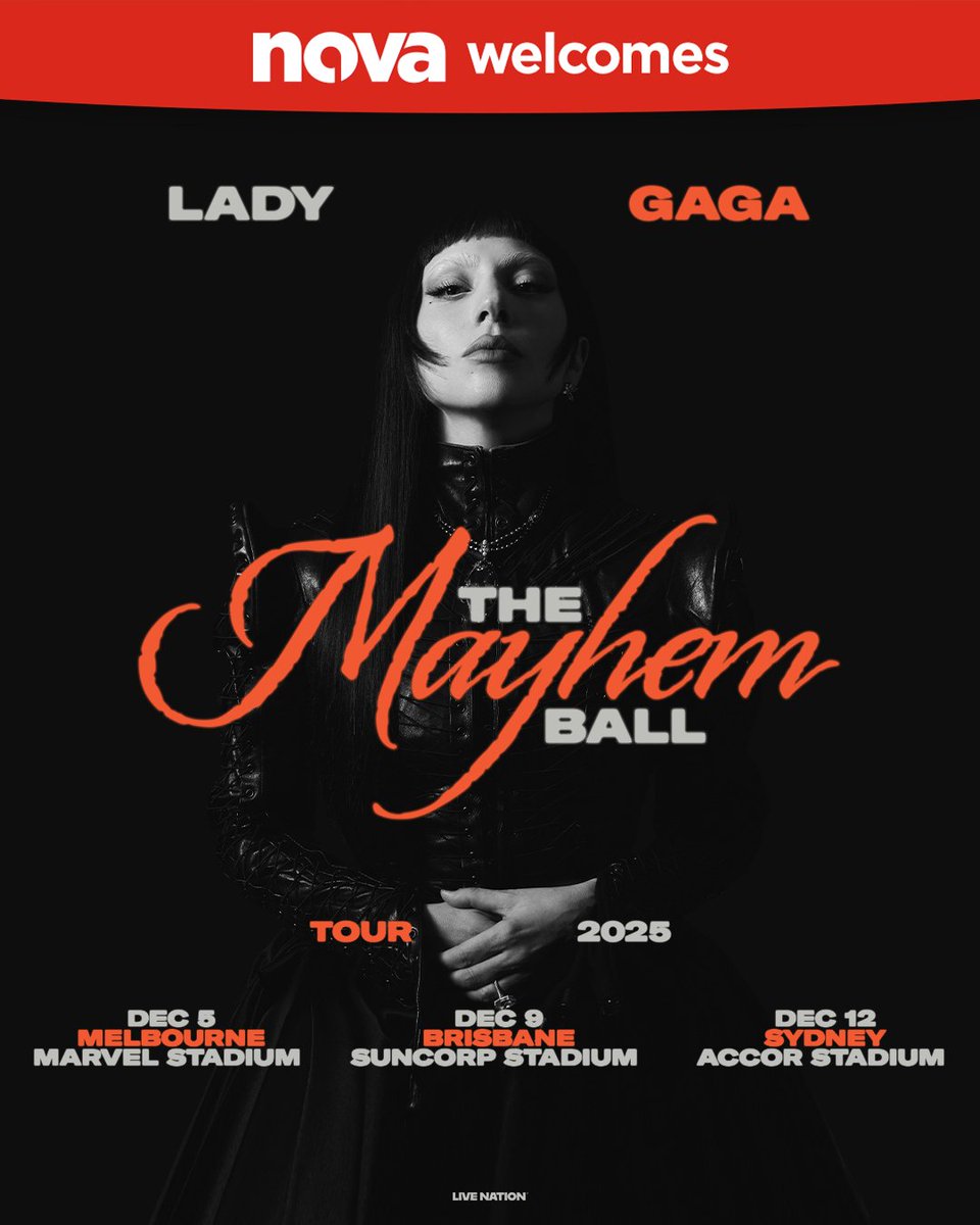 Pre-sale tickets for <a href="/ladygaga/">Lady Gaga</a> start TOMORROW, Little Monsters!

See more and prep for tix 👉 tinyurl.com/GAGANOVA