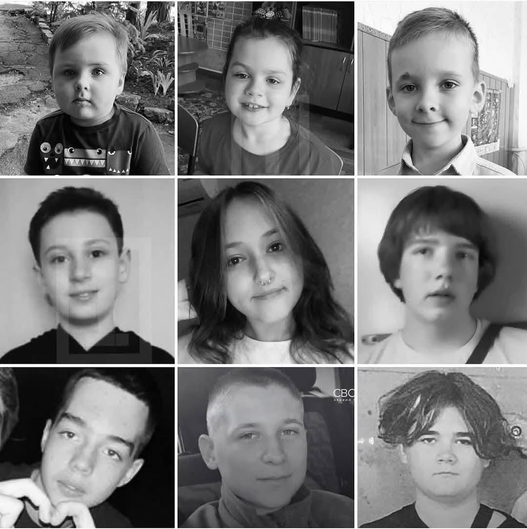 rshereme's tweet photo. People continue to mourn in Kryvyi Rih.

This week a russian missile killed 20 Ukrainians, including 9 children:
 • Tymofii, 3 years old
 • Arina, 7 years old
 • Radyslav, 7 years old
 • Herman, 9 years old
 • Alina, 15 years old
 • Danylo, 15 years old
 • Mykyta, 15 years old
 • Kostiantyn, 16 years old
 • Nikita, 17 years old

This is the highest number of children killed at once in a single russian strike.

As parents bury their children, the world has already forgotten. There is no news coverage. We have, tragically, become complacent in the face of these war crimes.

To quote Dietrich Bonhoeffer: “Silence in the face of evil is itself evil: God will not hold us guiltless. Not to speak is to speak. Not to act is to act.”