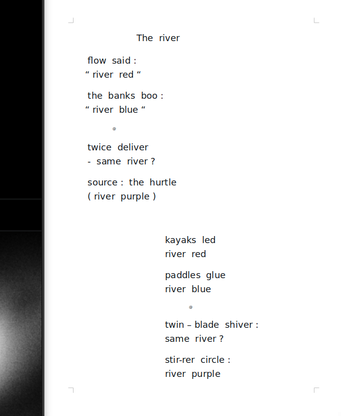 VerseVapors's tweet photo. #poetry #poemoftheday #poetrycommunity #poem #riveer #詩 #詩歌 #ポエム #アート #デザイン #イラスト #写真 

.

.

The  river
                                                    . https://t.co/L8ofiX6BQF