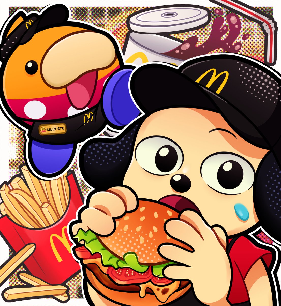 sugarwurm's tweet photo. Hi hi #PortfolioDay! I'm Shelby, a PNW freelance artist who loves drawing cute girls and working with bright colors!! https://t.co/G7Mu9yFRUk