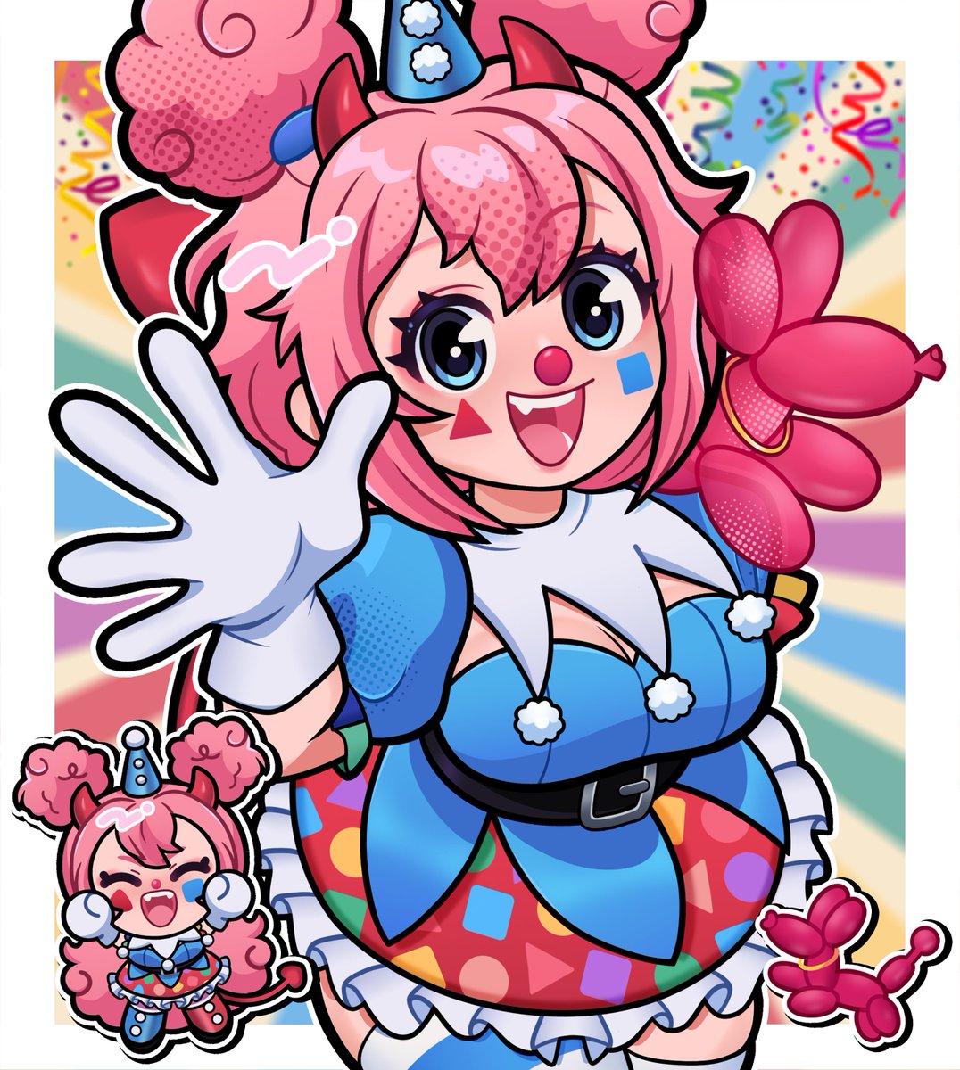 sugarwurm's tweet photo. Hi hi #PortfolioDay! I'm Shelby, a PNW freelance artist who loves drawing cute girls and working with bright colors!! https://t.co/G7Mu9yFRUk