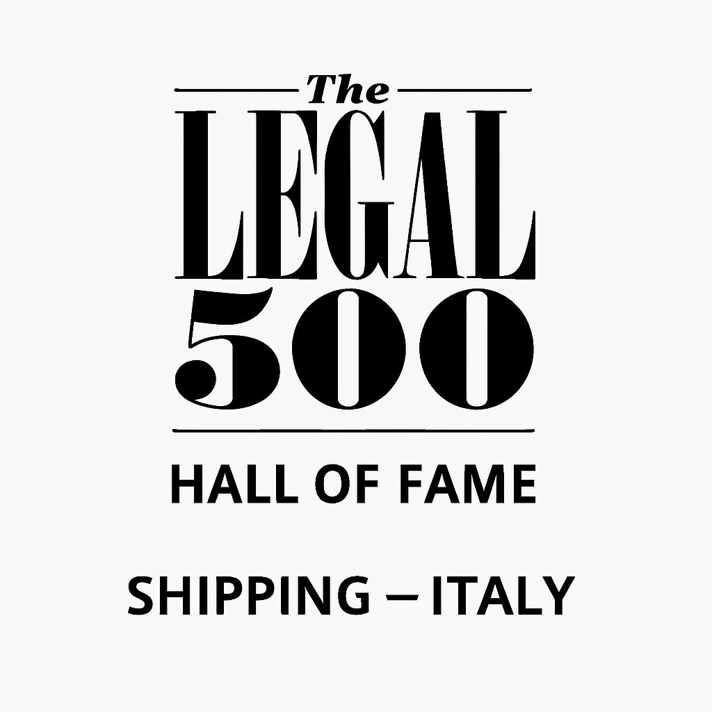 Il nostro fondatore, Avv. Francesco Lauro, è stato inserito nella Hall of Fame – Shipping – Italy da The Legal 500.
Un riconoscimento che premia un impegno costante nel diritto marittimo.

#Legal500 #HallOfFame #DirittoMarittimo
