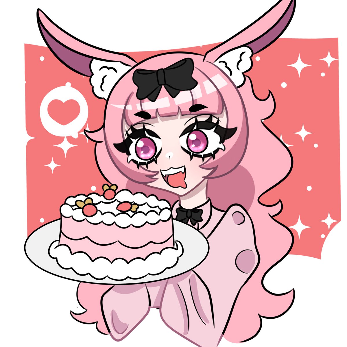 LapinRose_'s tweet photo. hiii #PortfolioDay

I'm a pink gothic bunny who loves drawing cute girls. 🐰🖤✨ https://t.co/z1y8tOXazn