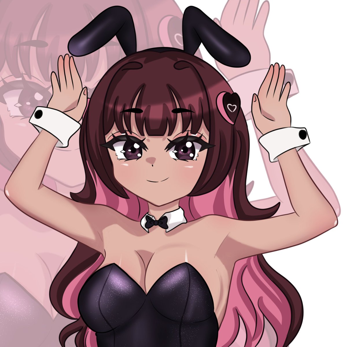 LapinRose_'s tweet photo. hiii #PortfolioDay

I'm a pink gothic bunny who loves drawing cute girls. 🐰🖤✨ https://t.co/z1y8tOXazn