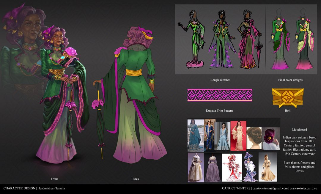 craneswinter's tweet photo. Hi #portfolioday!✨

I'm Caprice and I do concept work for games and animation. I'm interested in visdev, character, prop and environment design + paint, and I'm currently looking for opportunities! 

✉️: capricewinters@gmail.com
🌐: https://t.co/wg5KrUzBl9 https://t.co/Jtua54jaNi