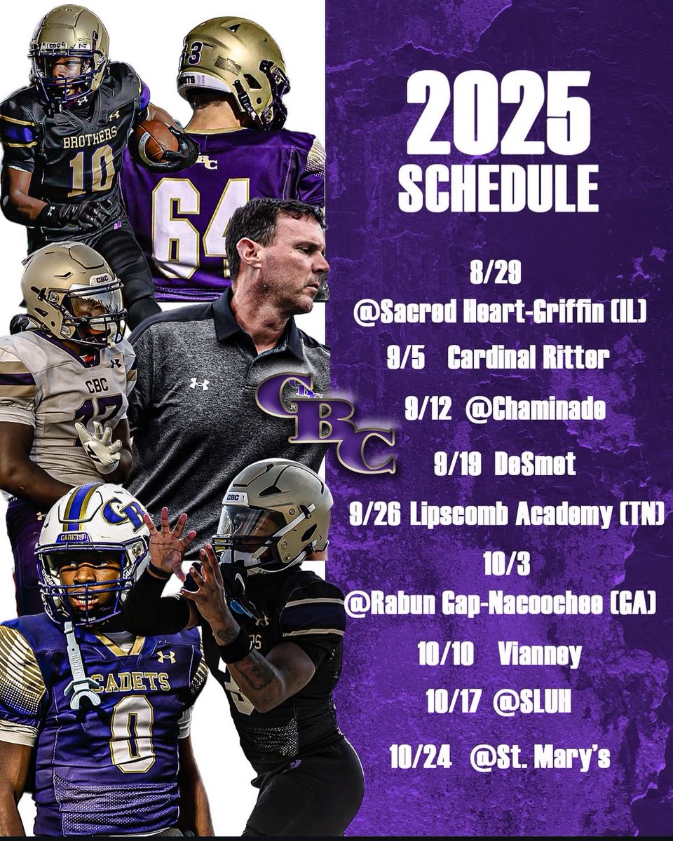 CBCFootball's tweet image. 2025 schedule🔥🔥🔥🔥
#BeABrick #MenForTomorrow #BrothersForLife #KEW