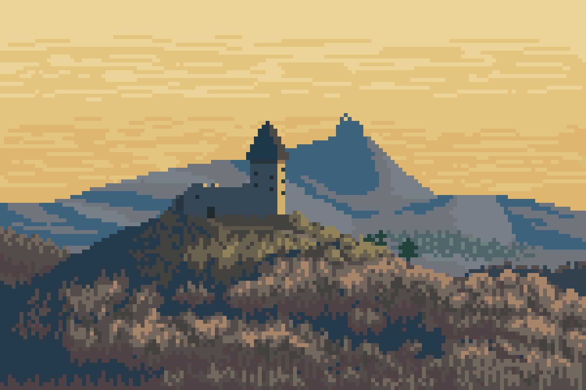 winged_salmon's tweet image. Happy #PortfolioDay!
I do #pixelart landscapes (mainly)