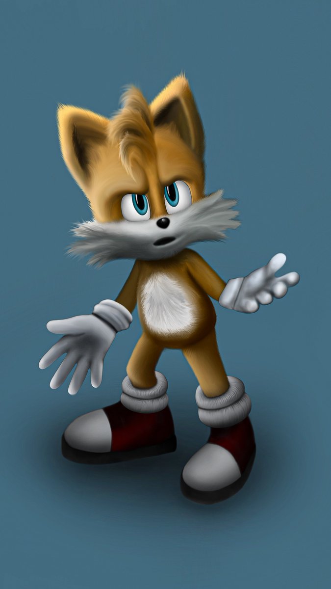 BluePixel2017's tweet photo. Burning the midnight oil by doing some 2D art again -but it's still WIP.

It is an agitated Tails, because.. well.. he's still missing his two tails.

#2dart #drawing #sonicmovie #tails #sonictails https://t.co/Y059aN9aS9