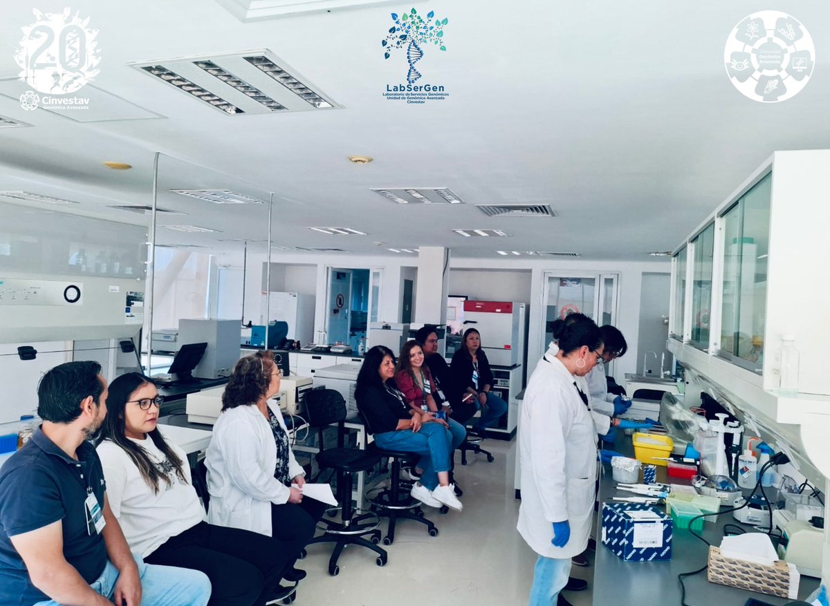 Unidad de Genómica Avanzada del Cinvestav tweet media