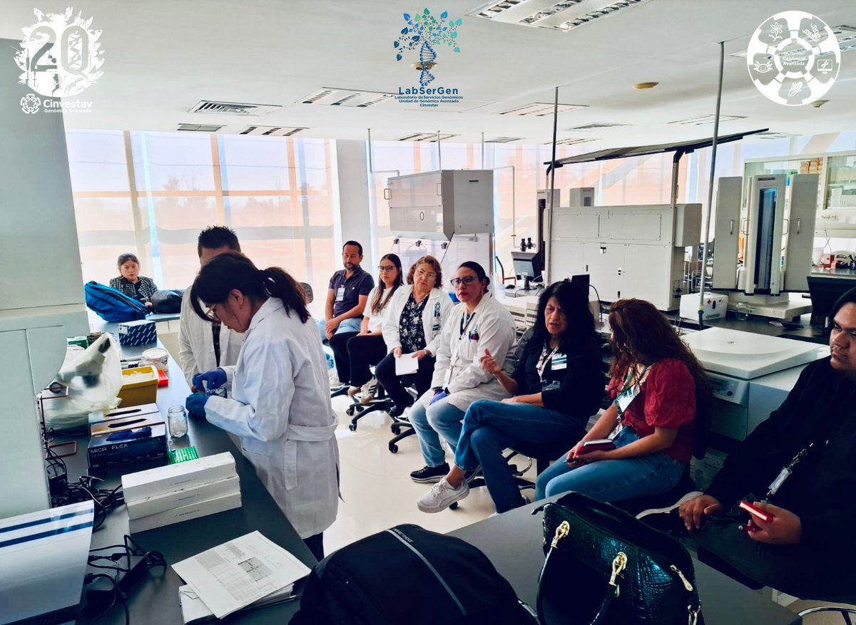 Unidad de Genómica Avanzada del Cinvestav tweet media