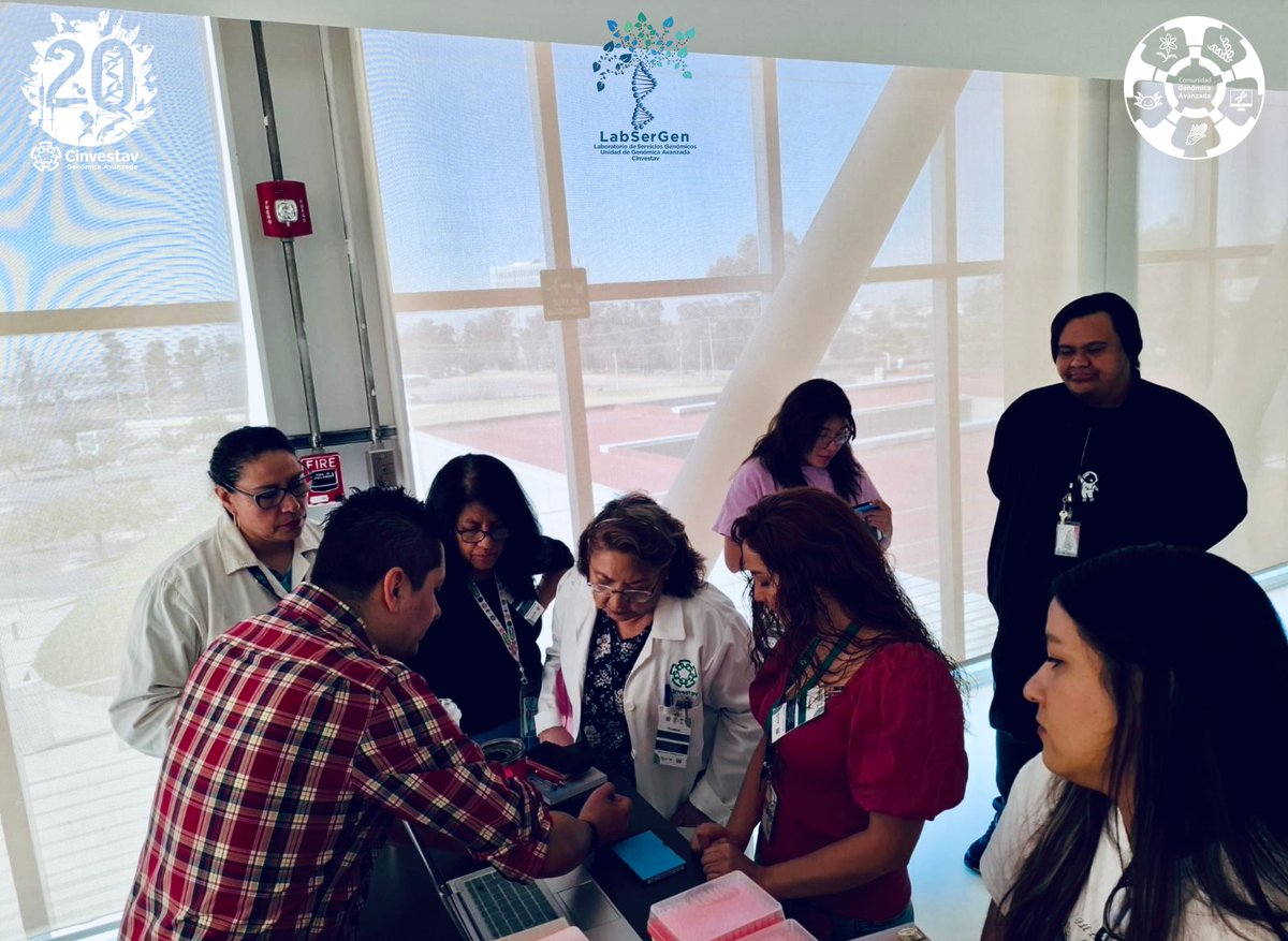 Unidad de Genómica Avanzada del Cinvestav tweet media