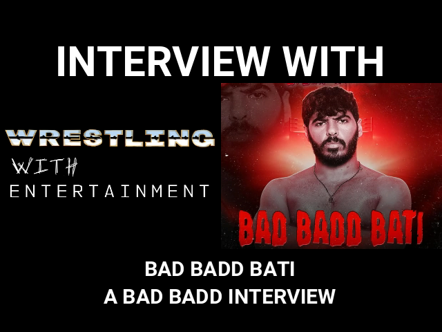 WrestlingWithE's tweet photo. #WrestlingWith #Interviews Bad Badd Bati @vintageb6i in a Bad Badd #Interview #Listen NOW!
#YouTube Castbox
https://t.co/DCdcZJbnnA
https://t.co/rvt6WqBxRi
@WrestleFestDXB @WrestleMap #WWE #AEW #AEWDynamite #WrestlingCommunity #WWENXT #wrestleuniverse #WrestlerOfTheWeek https://t.co/ktJBydScED