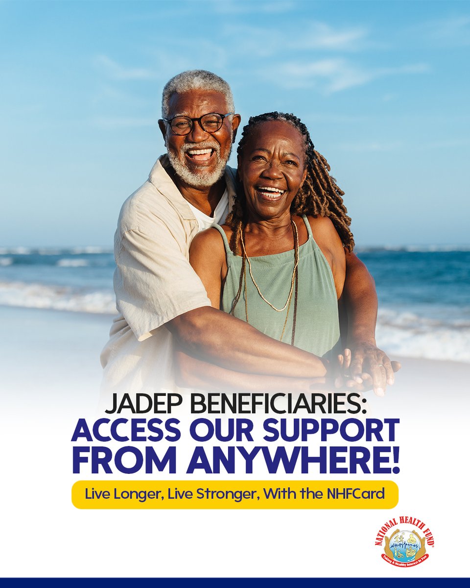 NHFJamaica's tweet photo. JADEP beneficiaries, finding the medication you need and nearby pharmacies is easy with NHF.π
Contact us:
π General 876-906-1106 | 876-618-3617
π² JADEP WhatsApp number 658-217-9039
π¬ Web chat https://t.co/5sYCCFkuia
π© customercare@nhf.org.jm
#JADEP #NHFCard #NHFJamaica https://t.co/SZr2eALqUE