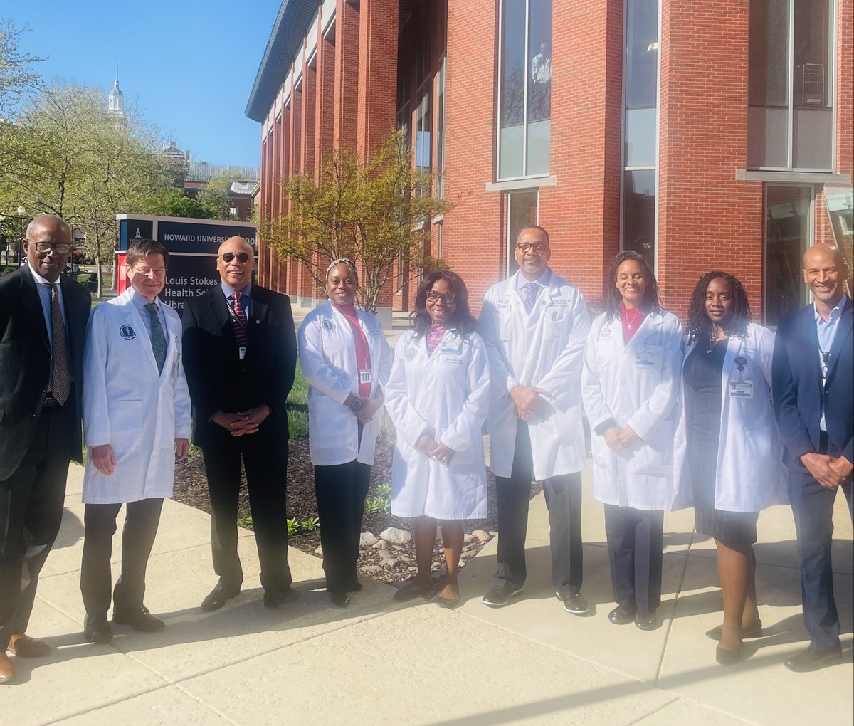 Quinn Capers, IV (@drquinncapers4) on Twitter photo “A Great Day at The Mecca”: The Clinical Dept Chairs <a href="/HowardU/">Howard University</a> College of Medicine!
L-R: Fam Med, Psychiatry, Medicine, Dermatology, OB-GYN, Surgery, Pediatrics, Neurology, Emergency Med
(Missing: Ophthalmology, Urology, Orthopedic Surg) “A Great Day at The Mecca”: The Clinical Dept Chairs <a href="/HowardU/">Howard University</a> College of Medicine!
L-R: Fam Med, Psychiatry, Medicine, Dermatology, OB-GYN, Surgery, Pediatrics, Neurology, Emergency Med
(Missing: Ophthalmology, Urology, Orthopedic Surg)