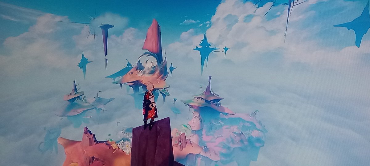 There should have been an achievement for climbing this! #genshin