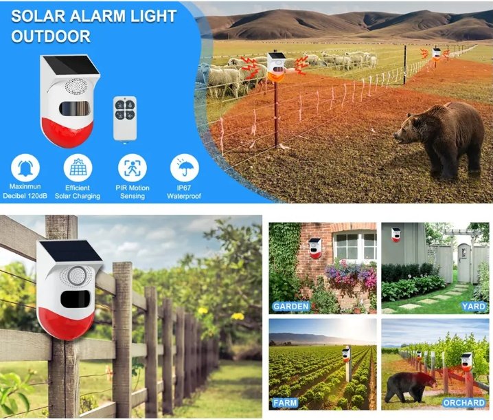 EtraqLtd's tweet photo. This cheap solar motion sensor gives real time protection of your farm livestock &amp; home security while your asleep at night. It's loud &amp; durable enough. It doesn't rely on electricity,has long standby battery! Technically,this is more reliable than a dog &amp; camera! 
📲 0754163518 https://t.co/ZmxJZCKwRE
