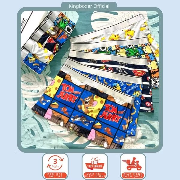 hoangduc271's tweet photo. Xem ngay Quần sịp xì đùi nam, quần lót nam cao cấp in nhân vật hoạt hình Tom&amp;Jerry, Picachu,... chất thun lạnh co dãn thoáng mát với giá ₫22.000 - ₫92.000. Mua ngay trên Shopee! https://t.co/hAdtRiLDij https://t.co/7kUOJLVILj